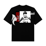 Black Jhea-inspired wrestling t-shirt with Scarface film and Addicted to the Heat design elements